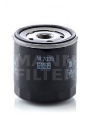 Купить W 7035 MANN-FILTER Масляный фильтр  Wrangler (2.4, 3.8)