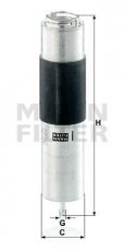 Купити WK 5016 z MANN-FILTER Паливний фільтр  Mercedes 205 (C 180 BlueTEC, C 200 BlueTEC) з прокладкою