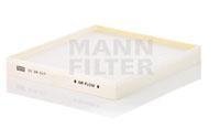 Купить CU 24 017 MANN-FILTER Салонный фильтр (частичный)