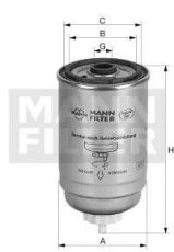 Купить WK 8051 MANN-FILTER Топливный фильтр  Калибр 2.2 CRD