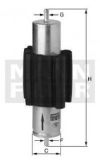Купити WK 6037 MANN-FILTER Паливний фільтр  Ауді А6 С7 (2.0, 3.0)