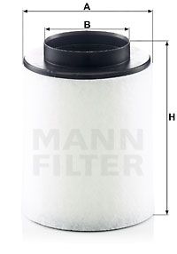 Купити C 17 023 MANN-FILTER Повітряний фільтр  Ауді А8 (2.0, 2.5, 3.0, 4.1)