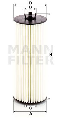 Купити HU 6008/1 z MANN-FILTER Масляний фільтр  М Клас W166 ML 63 AMG 4-matic