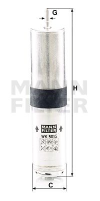Топливный фильтр WK 5015 z MANN-FILTER –  фото 1