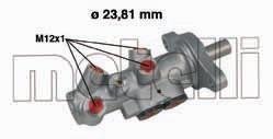 Купить 05-0295 Metelli Главный тормозной цилиндр Audi TT (1.8 T, 1.8 T quattro, 3.2 VR6 quattro)
