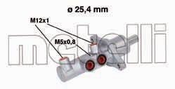 Купить 05-0543 Metelli Главный тормозной цилиндр Mazda 3 (BK, BL) (1.3, 1.4, 1.6, 2.0, 2.2)
