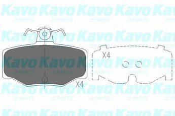 Купить KBP-6511 Kavo Тормозные колодки задние Almera V10 (1.5, 1.8, 2.0, 2.2) 