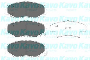 Купити KBP-2034 Kavo Гальмівні колодки передні Хонда СРВ (2.0, 2.2) с звуковым предупреждением износа