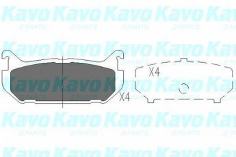 Купить KBP-4508 Kavo Тормозные колодки задние Mazda 626 (1.8, 2.0, 2.5) 