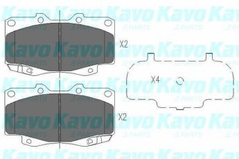 Гальмівна колодка KBP-9096 Kavo – с звуковым предупреждением износа фото 1