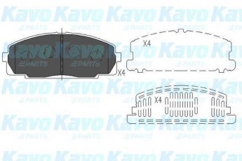 Купити KBP-9002 Kavo Гальмівні колодки передні Land Cruiser 40 3.9 