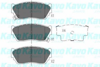 Купити KBP-6504 Kavo Гальмівні колодки передні Санні (1.4, 1.6, 2.0) с звуковым предупреждением износа