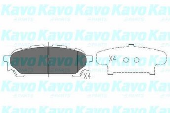 Купить KBP-8019 Kavo Тормозные колодки задние Форестер (2.0, 2.5) 