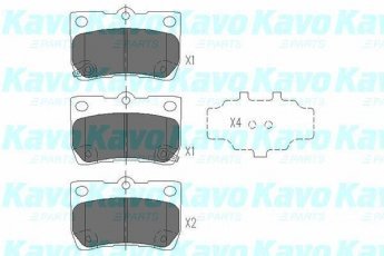 Купити KBP-9083 Kavo Гальмівні колодки задні Лексус ІС (200, 250, 300) (2.2, 2.5) с звуковым предупреждением износа