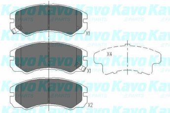 Купити KBP-3501 Kavo Гальмівні колодки  с звуковым предупреждением износа