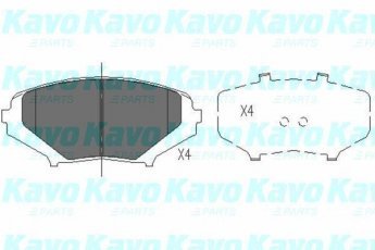 Купити KBP-4546 Kavo Гальмівні колодки передні RX-8 2.6 Wankel с звуковым предупреждением износа
