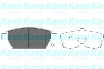 Купить KBP-4554 Kavo Тормозные колодки задние Mazda 6 (GG, GY) (2.0, 2.3) 