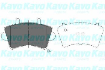 Купить KBP-6563 Kavo Тормозные колодки  Renault 