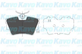 Купить KBP-6604 Kavo Тормозные колодки  Виваро (1.9, 2.0, 2.5) 