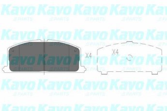Купить KBP-9109 Kavo Тормозные колодки передние Avensis (1.8, 2.0 VVT-i) с звуковым предупреждением износа