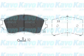 Купить KBP-4529 Kavo Тормозные колодки передние Xedos 9 (2.0, 2.3, 2.5) с звуковым предупреждением износа