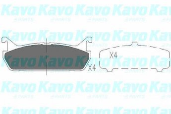 Купить KBP-4507 Kavo Тормозные колодки задние Mazda 323 (BG, BJ) (1.3, 1.5, 1.6, 1.8) 