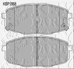 Тормозная колодка KBP1868 KEY PARTS –  фото 1