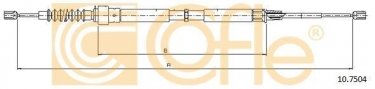 Купить 10.7504 Cofle Трос ручника Octavia Tour (1.4, 1.6, 1.8, 1.9, 2.0)