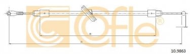 Купити 10.9863 Cofle Трос ручного гальма Крафтер (35, 50) (2.0 TDI, 2.0 TDI 4motion, 2.5 TDI)