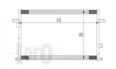 Купить 011-016-0003 DEPO Радиатор кондиционера Lacetti (1.4 16V, 1.6, 1.8)