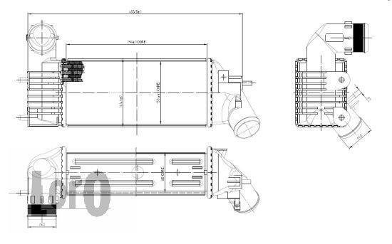 Купити 009-018-0003 DEPO Інтеркулер Peugeot 406 2.0 HDi 110