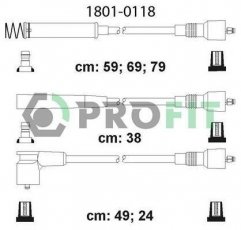Купить 1801-0118 PROFIT Провода зажигания Vectra A (1.8, 2.0)