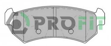 Гальмівна колодка 5000-1889 PROFIT – задні без интегрированного датчика износа фото 1