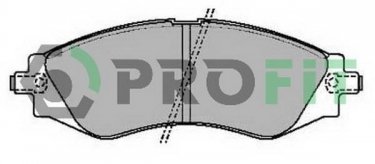 Купить 5000-2049 PROFIT Тормозные колодки передние Epica (2.0, 2.0 D, 2.5) с звуковым предупреждением износа