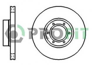Купить 5010-1067 PROFIT Тормозные диски Renault