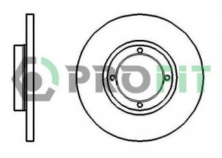 Тормозной диск 5010-1076 PROFIT фото 1