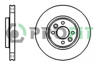 Купить 5010-1124 PROFIT Тормозные диски Clio (2, 3) (1.1, 1.4, 1.5, 1.6, 2.0)