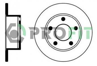 Купити 5010-0321 PROFIT Гальмівні диски Ауді А6 (С4, С5)