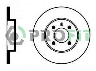 Купить 5010-0205 PROFIT Тормозные диски Passat (B3, B4, B5) (1.6, 1.8, 1.9)