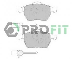 Купить 5000-1323 PROFIT Тормозные колодки передние Audi A6 C5 с датчиком износа
