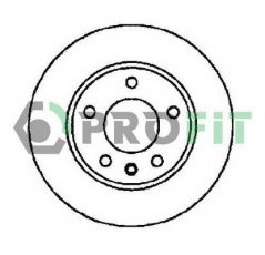 Купити 5010-1311 PROFIT Гальмівні диски Mazda 3 (BK, BL) (1.3, 1.4, 1.6, 2.0)