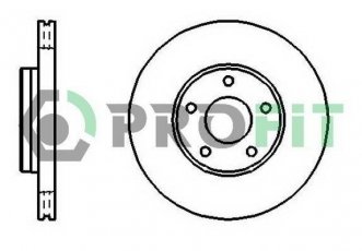 Купить 5010-1222 PROFIT Тормозные диски Focus 2 (1.4, 1.6, 1.8, 2.0)