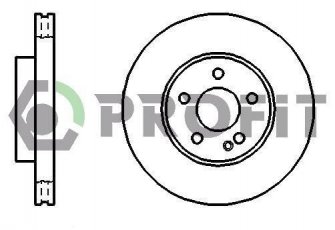 Купить 5010-1203 PROFIT Тормозные диски Вито 639 (2.1, 3.0, 3.2, 3.5, 3.7)