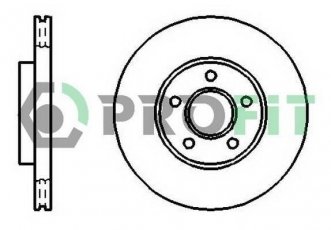 Тормозной диск 5010-1172 PROFIT фото 1