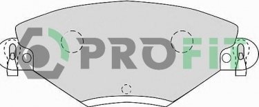 Тормозная колодка 5000-1411 PROFIT – передние с датчиком износа фото 1