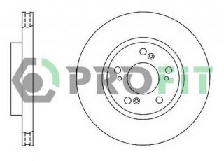 Купити 5010-1496 PROFIT Гальмівні диски CR-V (2.0, 2.2 CTDi)