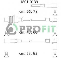 Купить 1801-0139 PROFIT Провода зажигания Peugeot 405 (1.6, 1.9, 1.9 Injection)