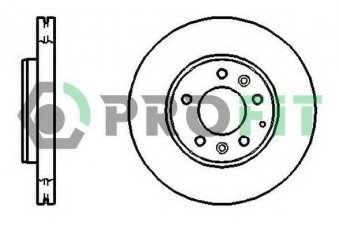 Гальмівний диск 5010-1210 PROFIT фото 1