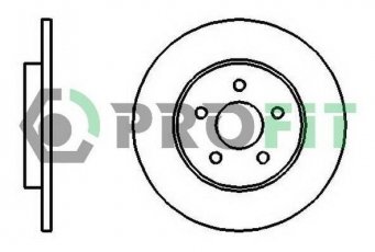 Тормозной диск 5010-1126 PROFIT фото 1