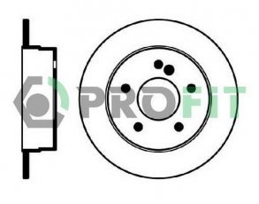 Гальмівний диск 5010-0539 PROFIT фото 1